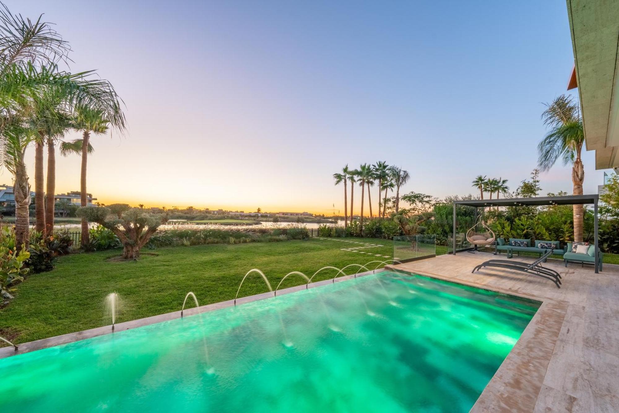 Villa Talia, Luxury Stay, Golf & Lake View Marrakesh Eksteriør billede