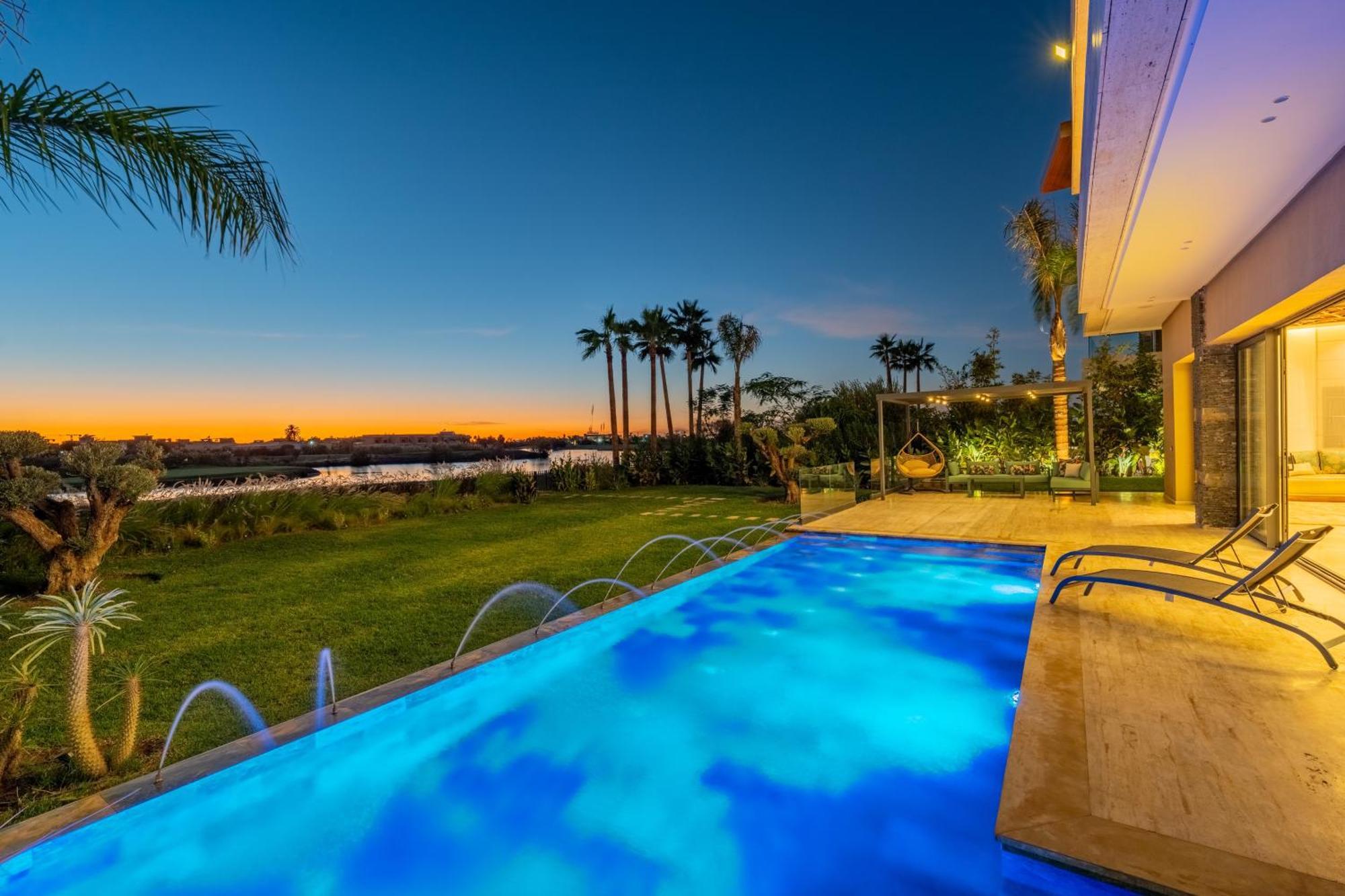 Villa Talia, Luxury Stay, Golf & Lake View Marrakesh Eksteriør billede